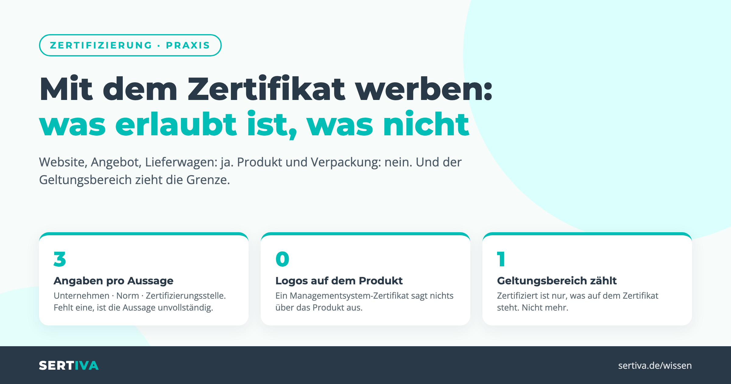 Mit dem ISO-Zertifikat werben: Was erlaubt ist – und welche fünf Formulierungen Ärger machen